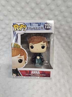 Funko Pop! Frozen II #732 Anna Vinyl Figure - Teal & Dark Blue